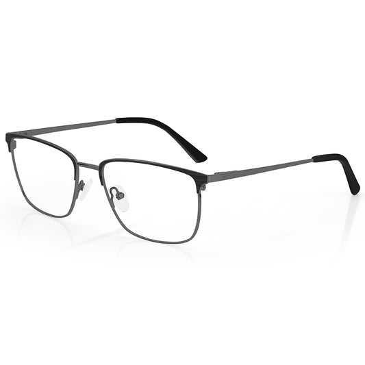 Zenottic square metal frame blue light blocking glasses for men. Anti-blue light eyewear