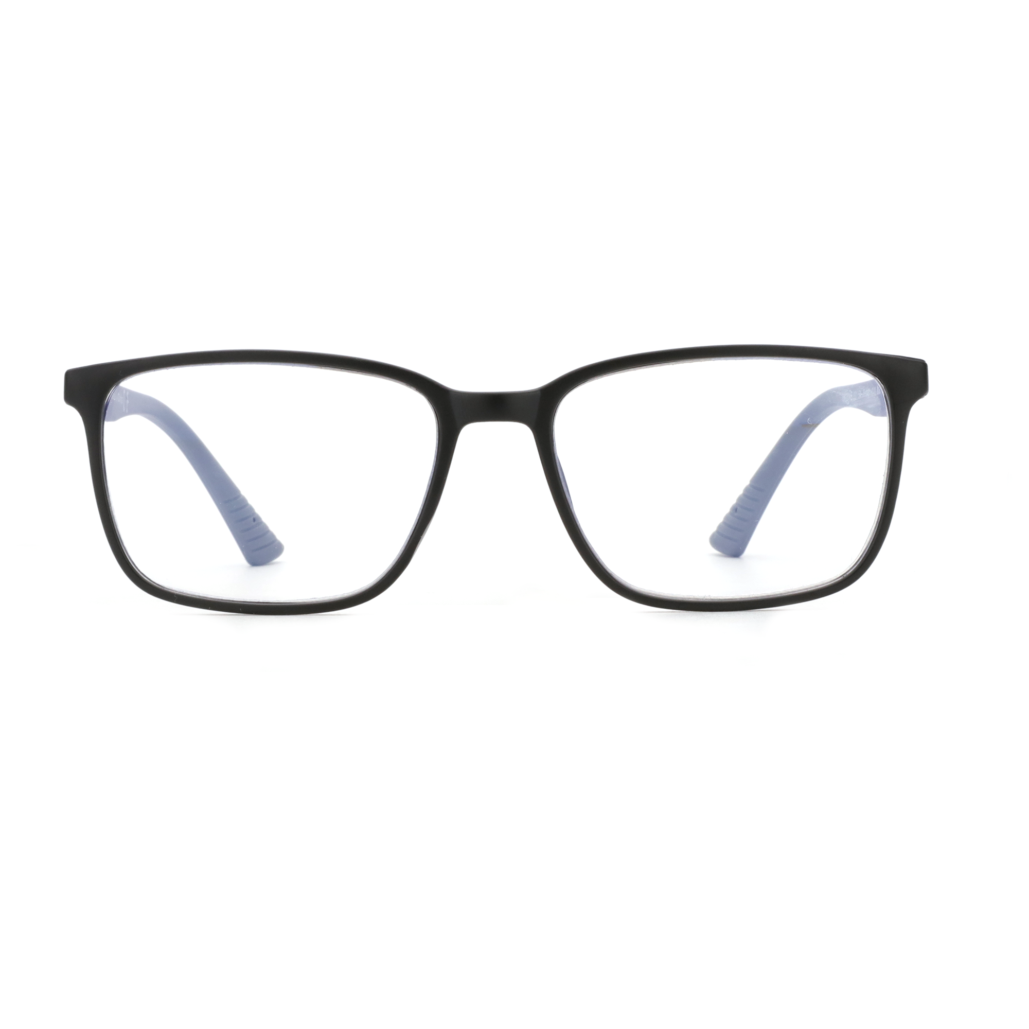 Zenottic Don reading glasses in black square frame with blue light blocking lenses