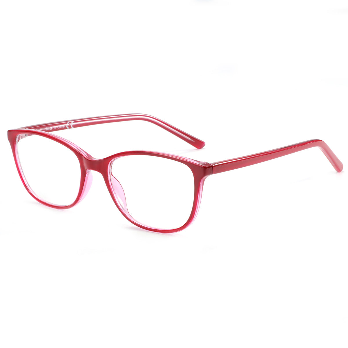 Zenottic Arthur red frame blue light blocking glasses, plastic frame, resin lens, reduce eye strain