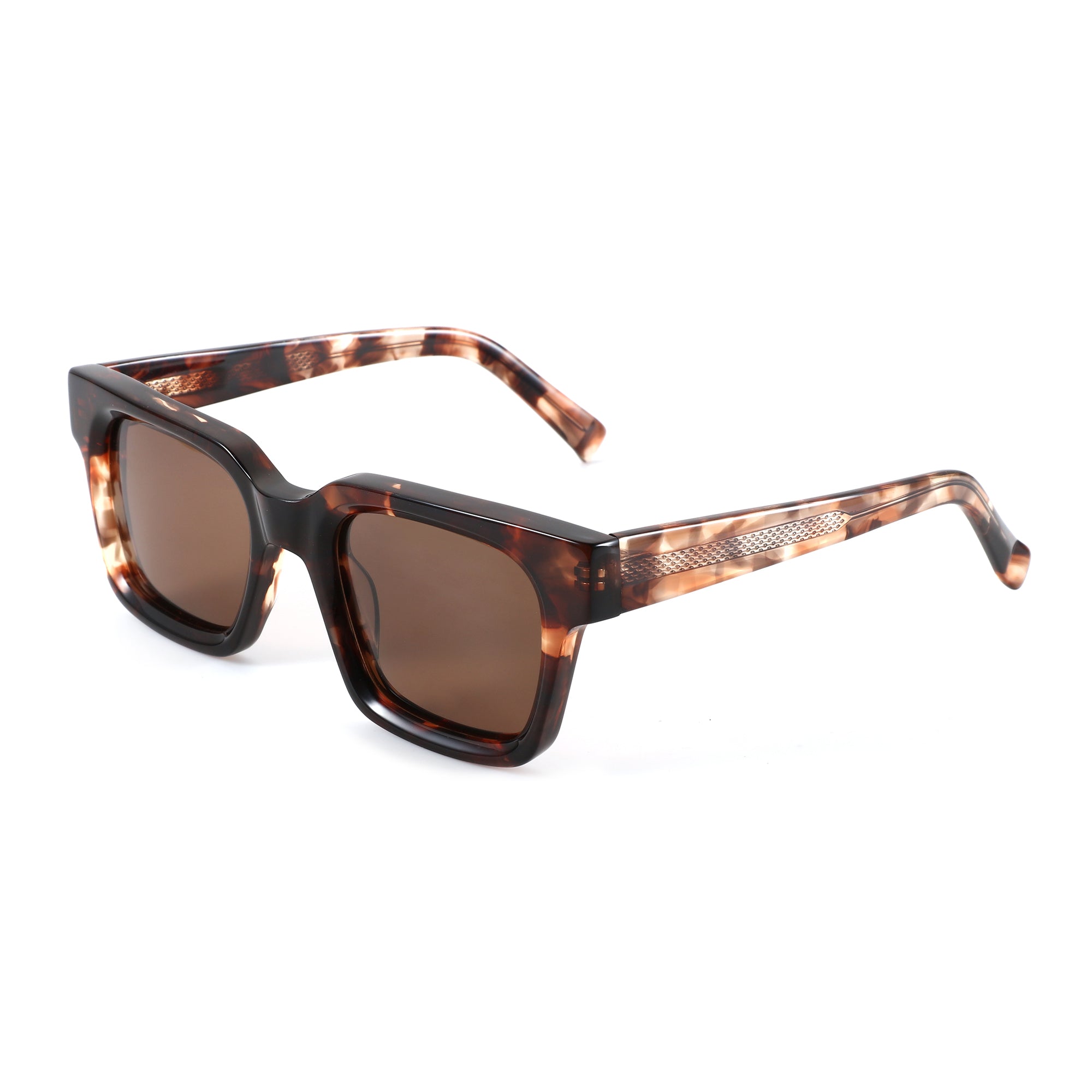 Square Tortoise Sunglasses | UV400 Brown - zenottic 