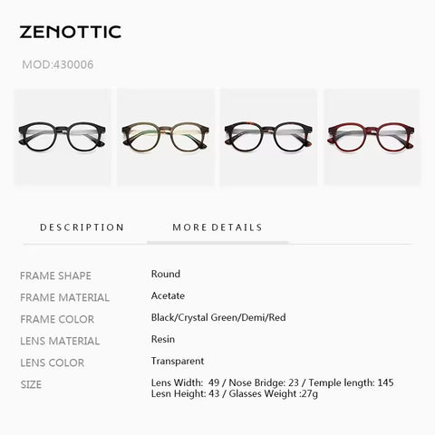 Zenottic Eyeglasses