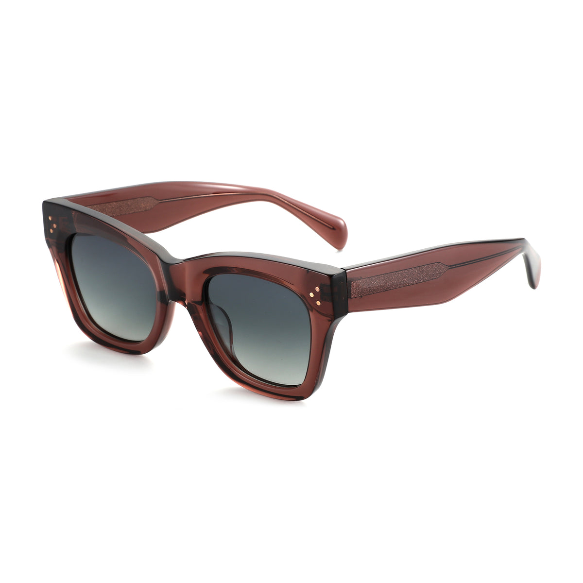 Zenottic Radoslava sunglasses in brown acetate with gradient lenses