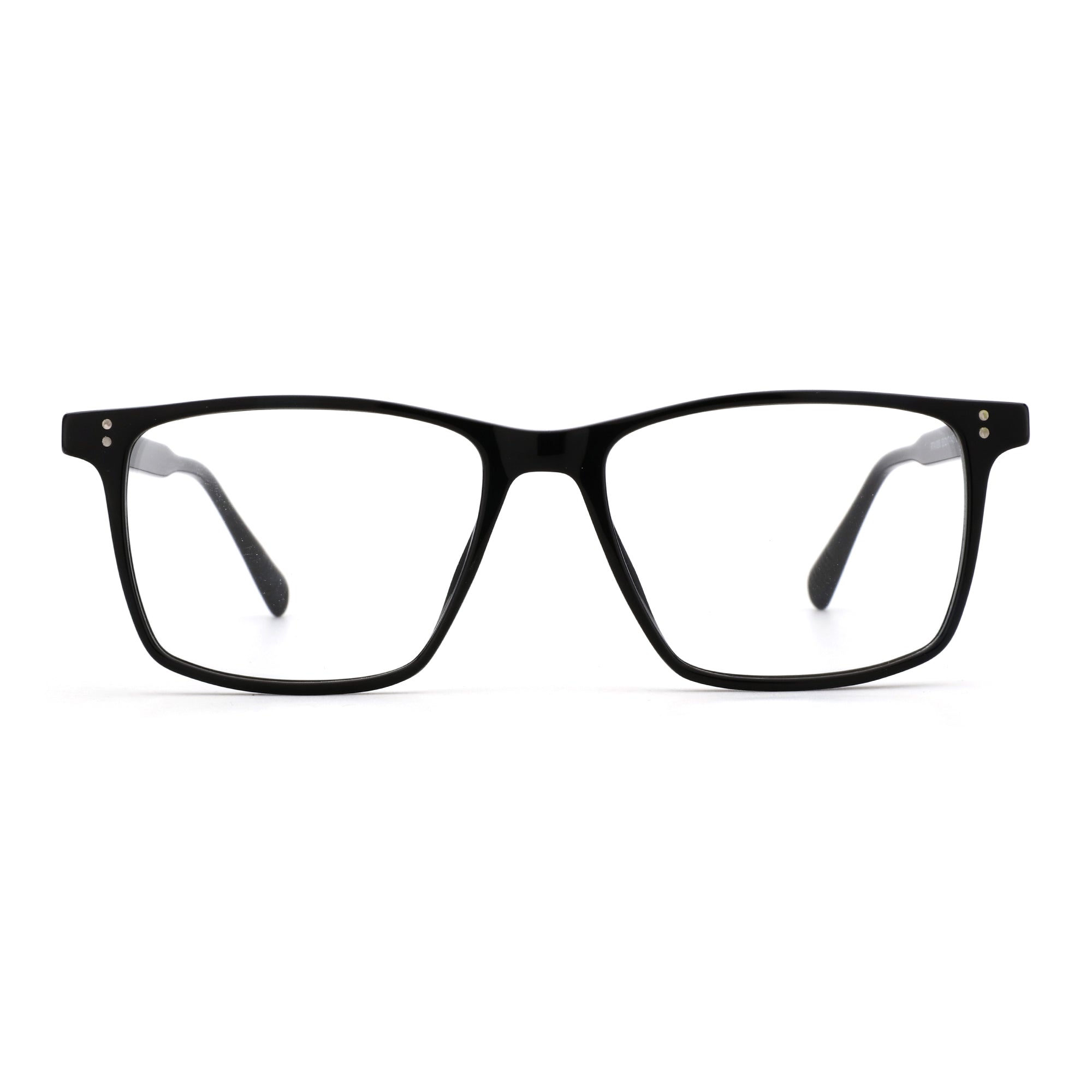 Zenottic Astoria black acetate square frame glasses
