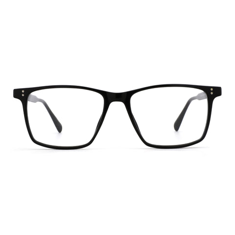 Zenottic Astoria black acetate square frame glasses