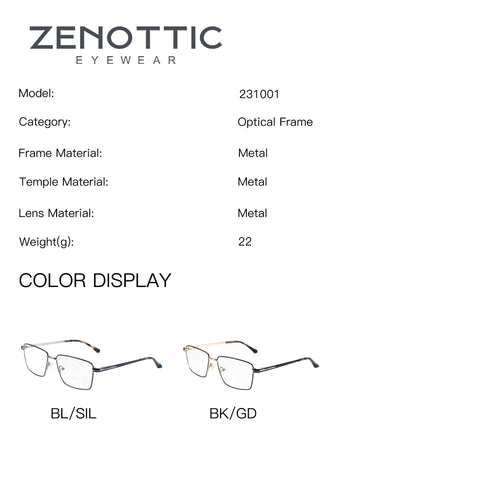 Zenottic Eyeglasses Patten