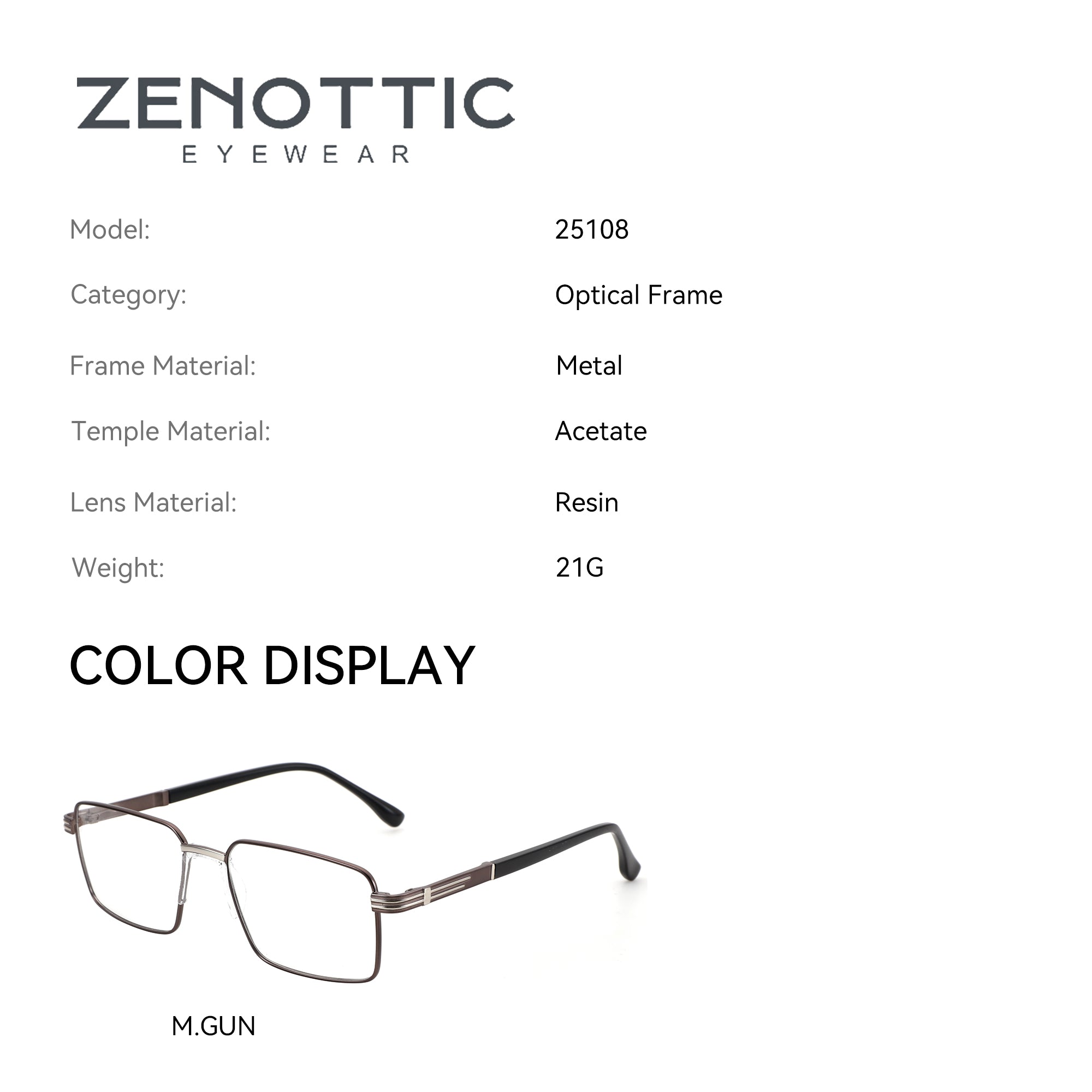 Zenottic Eyeglasses 