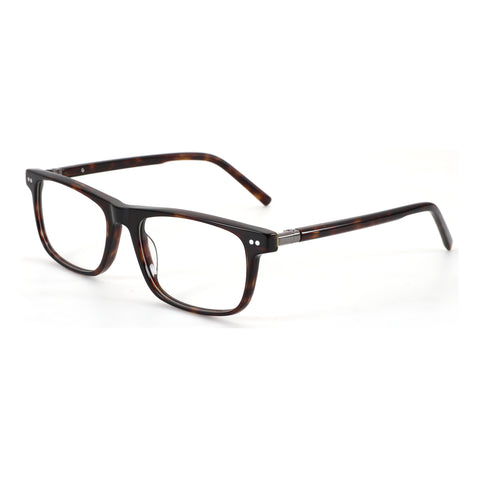 ZENOTTIC Caesar eyeglasses with tortoiseshell acetate square frame