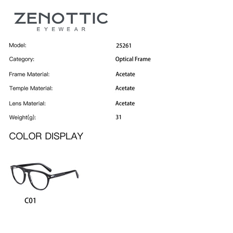 Zenottic Eyeglasses Dahlia