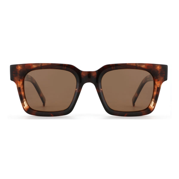 Square Tortoise Sunglasses | UV400 Brown - zenottic  display picture 2
