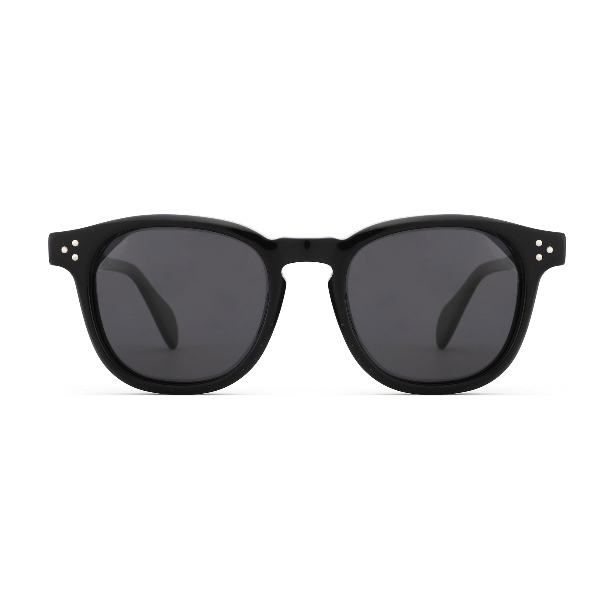 Zenottic Qeturah Sunglasses in Black Acetate Frame with Resin Lenses