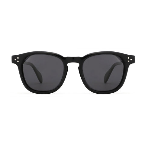 Zenottic Qeturah Sunglasses in Black Acetate Frame with Resin Lenses