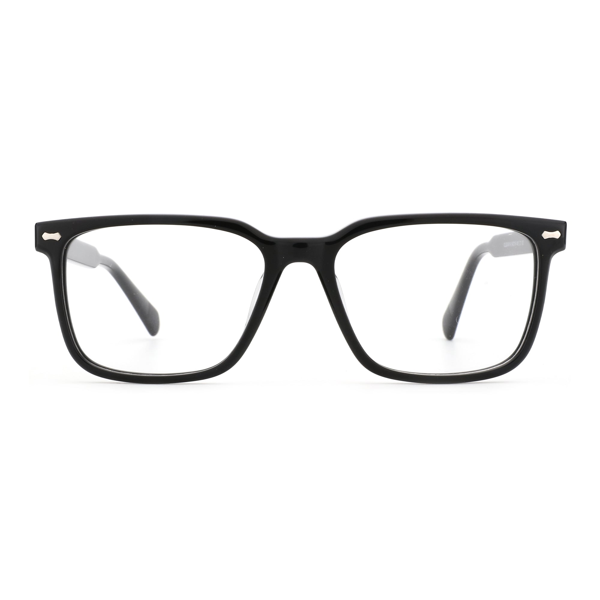 Zenottic Eyeglasses Ted black acetate square frame glasses