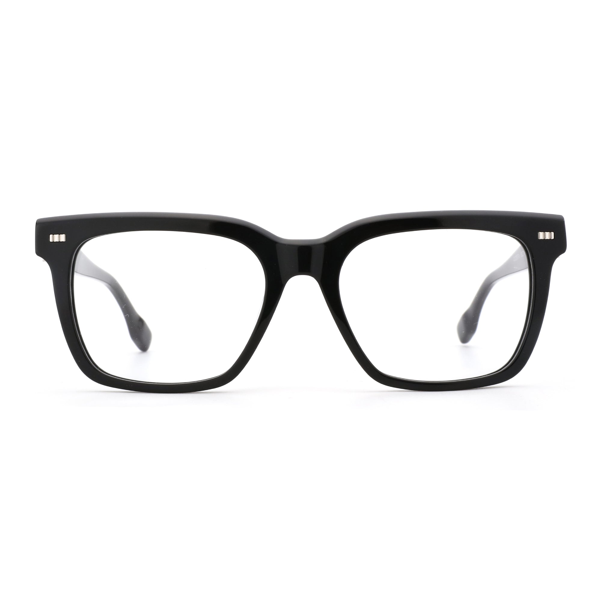 Zenottic Antonio black acetate full-rim square eyeglasses
