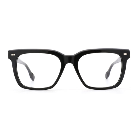 Zenottic Antonio black acetate full-rim square eyeglasses