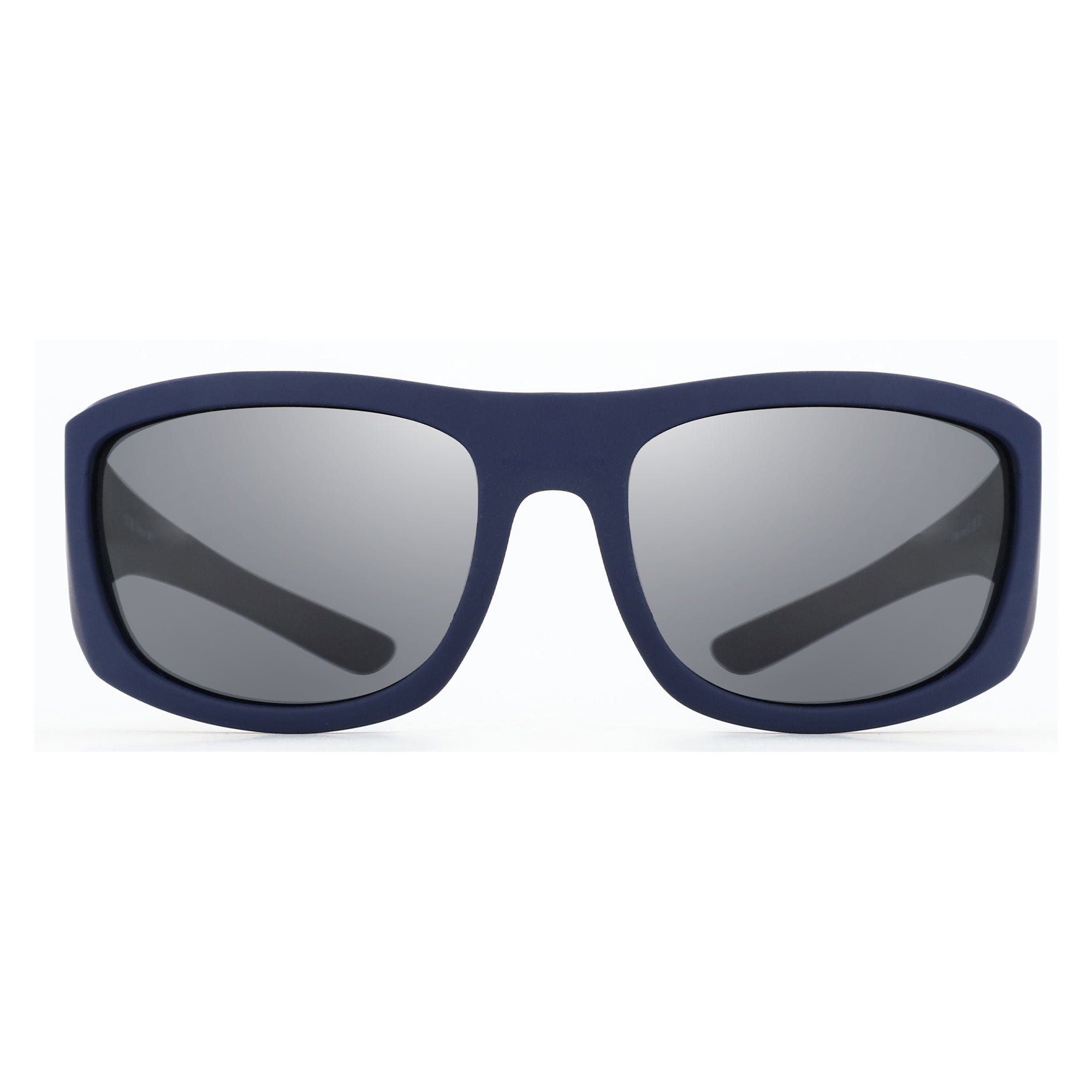 Zenottic Earl men's square TR90 sunglasses with grey mirrored lenses.