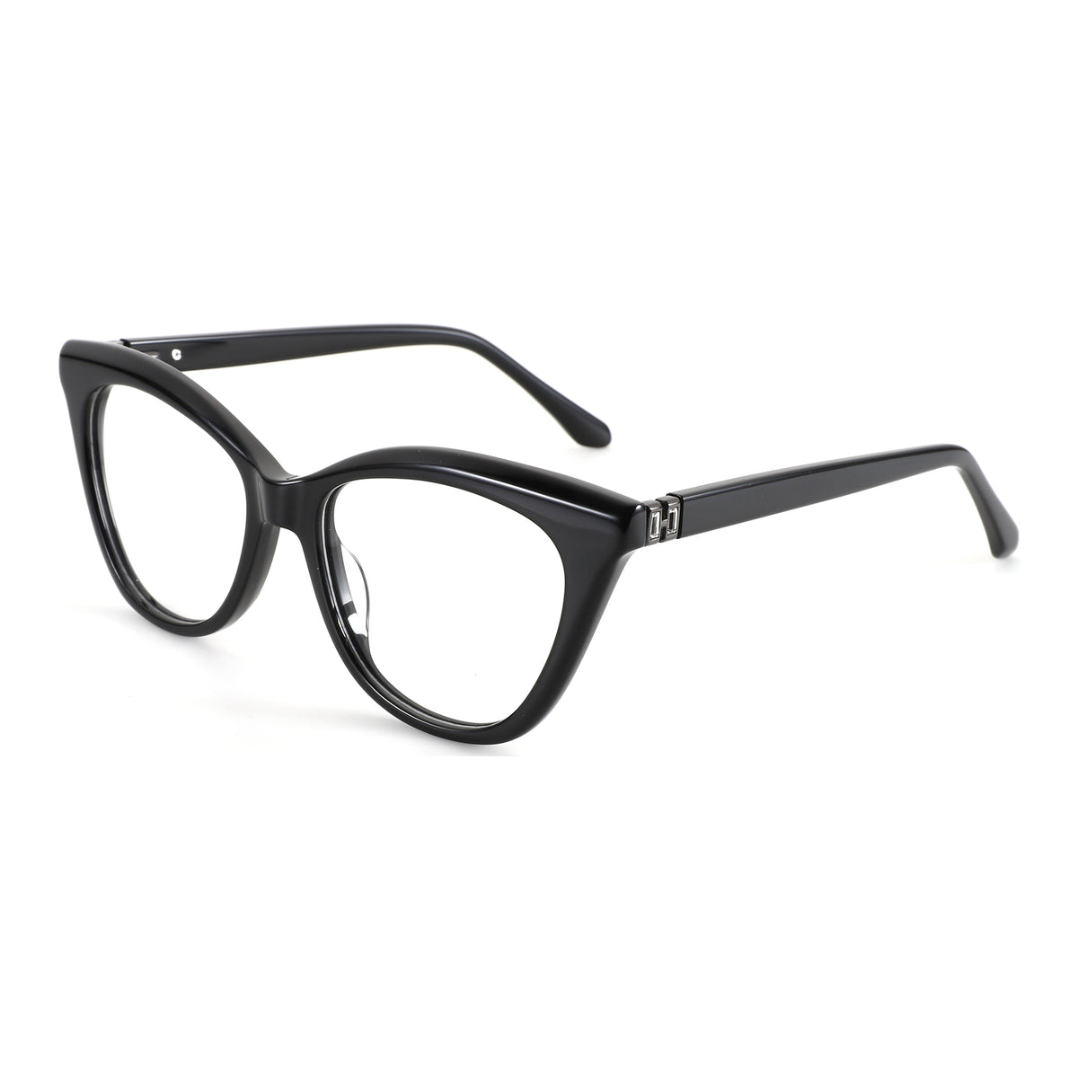 ZENOTTIC Charlotte black cat eye acetate eyeglasses