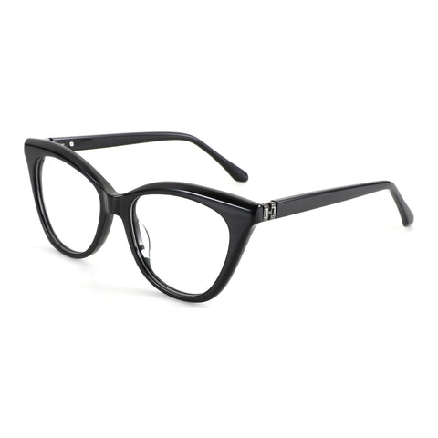ZENOTTIC Charlotte black cat eye acetate eyeglasses
