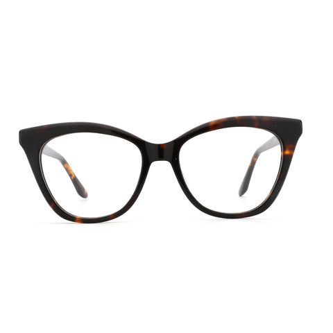 ZENOTTIC Charlotte eyeglasses: Tortoiseshell cat-eye acetate frame.