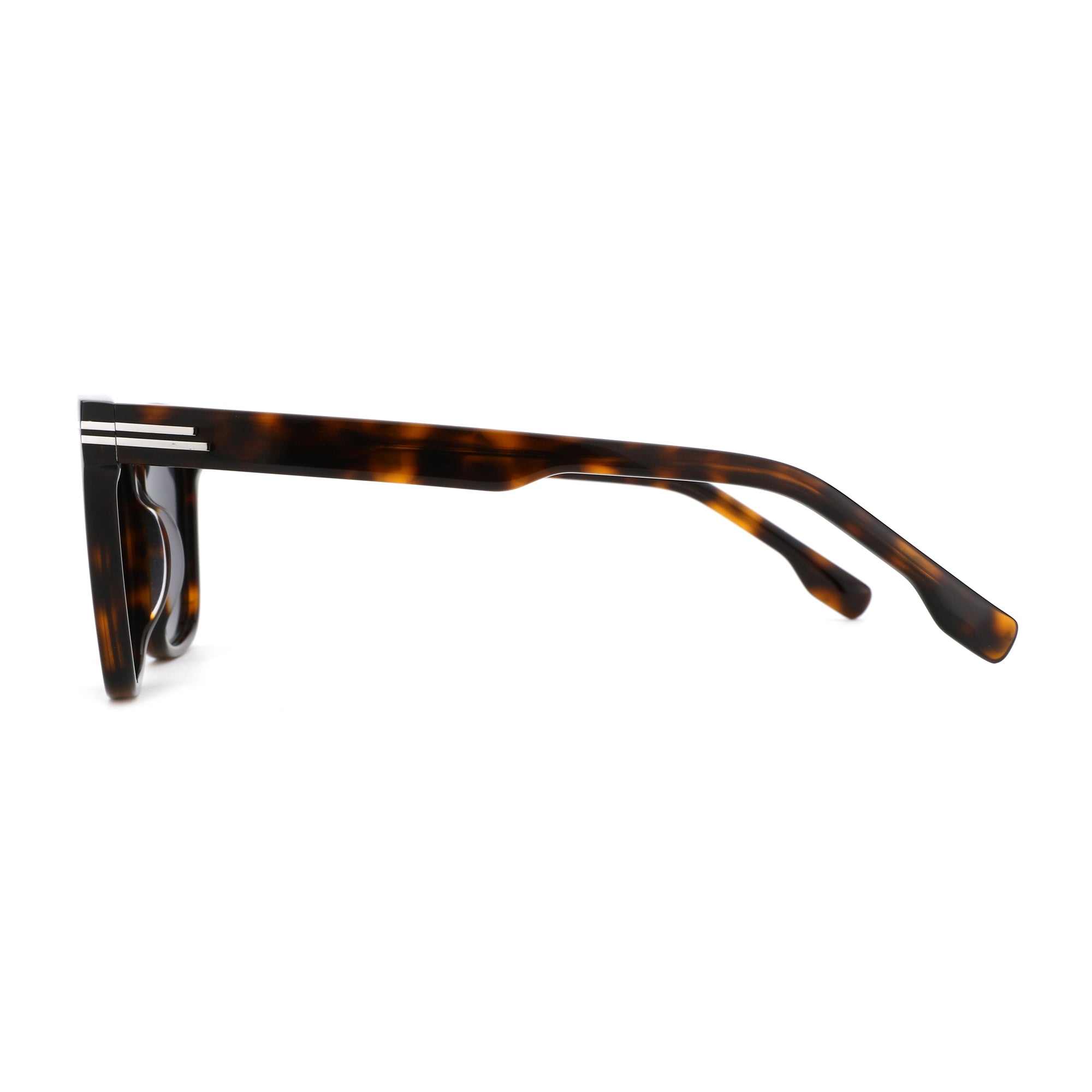 Zenottic Capps square sunglasses in tortoise acetate, UV protection