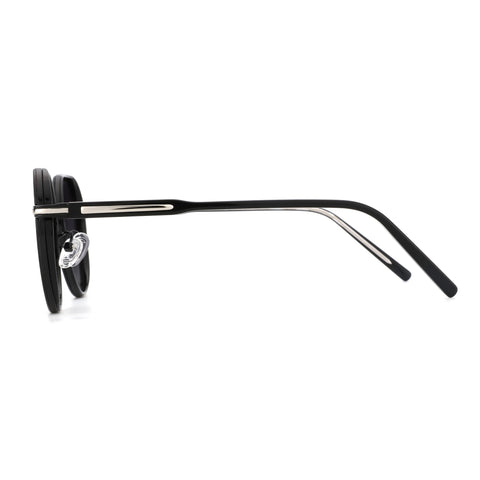 Zenottic Keith black metal frame geometric sunglasses