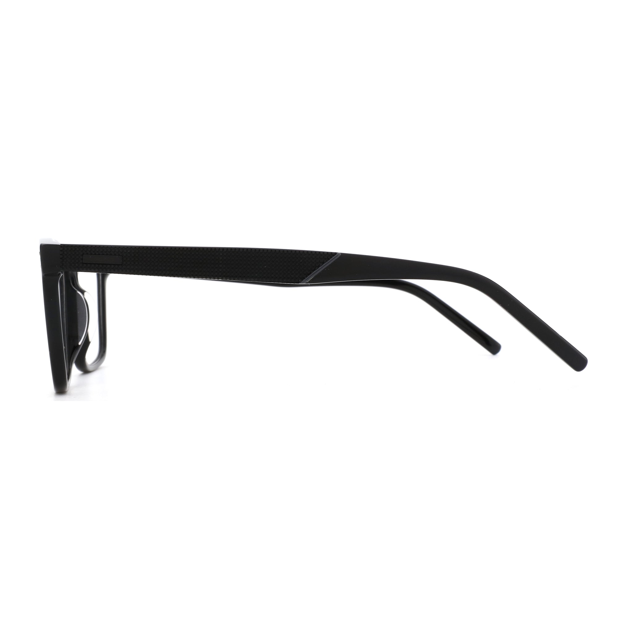 Zenottic Eyeglasses Bernard black acetate square frame glasses