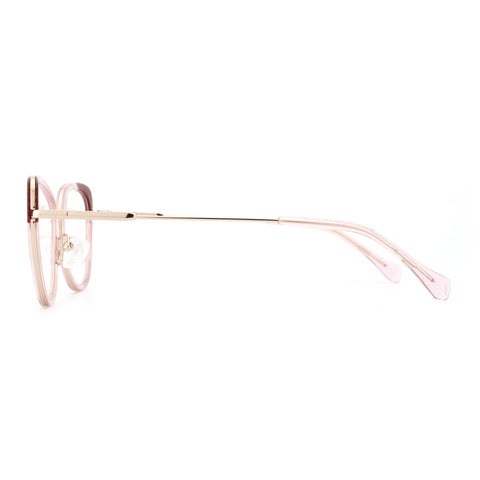 Zenottic Eyeglasses Paloma in light pink with rose gold metal arms