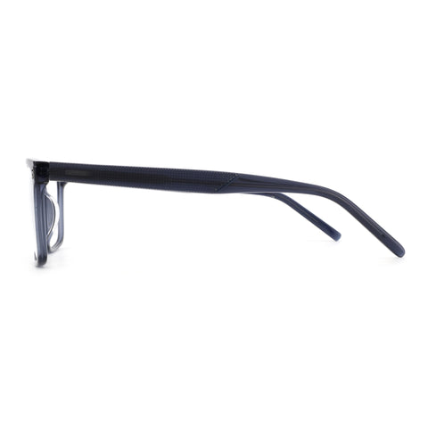 Zenottic Eyeglasses Bernard in navy blue acetate with textured temples