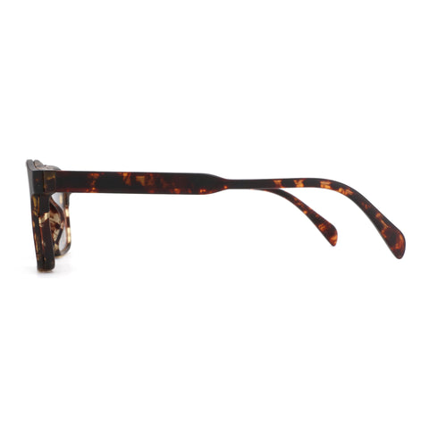 Zenottic Davey sunglasses side view, tortoise shell frame, UV protection