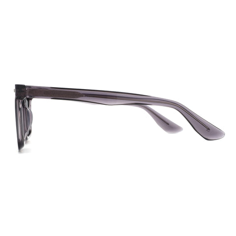 Zenottic Badman Sunglasses in Gray Acetate Frame - Side Profile View