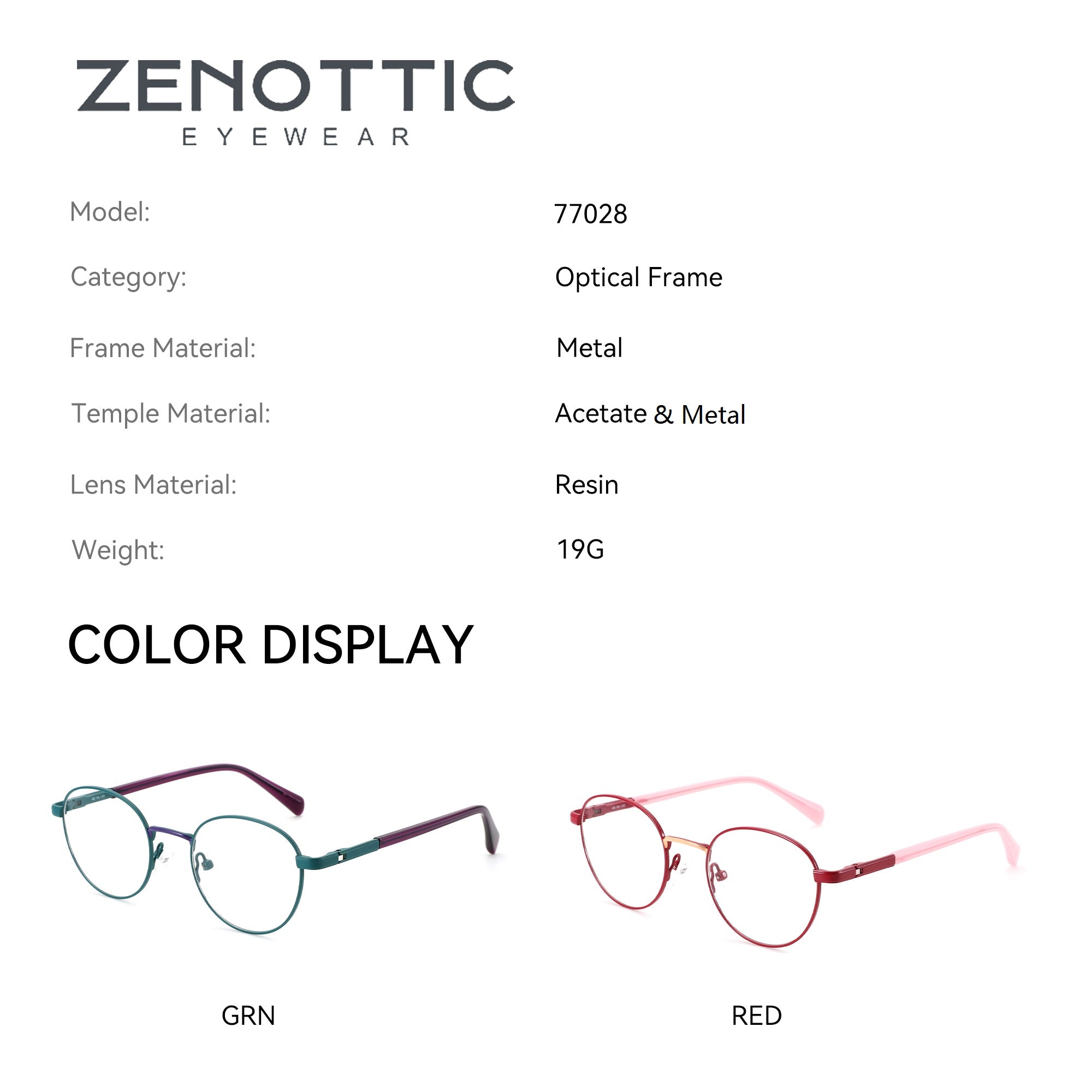 Zenottic Eyeglasses