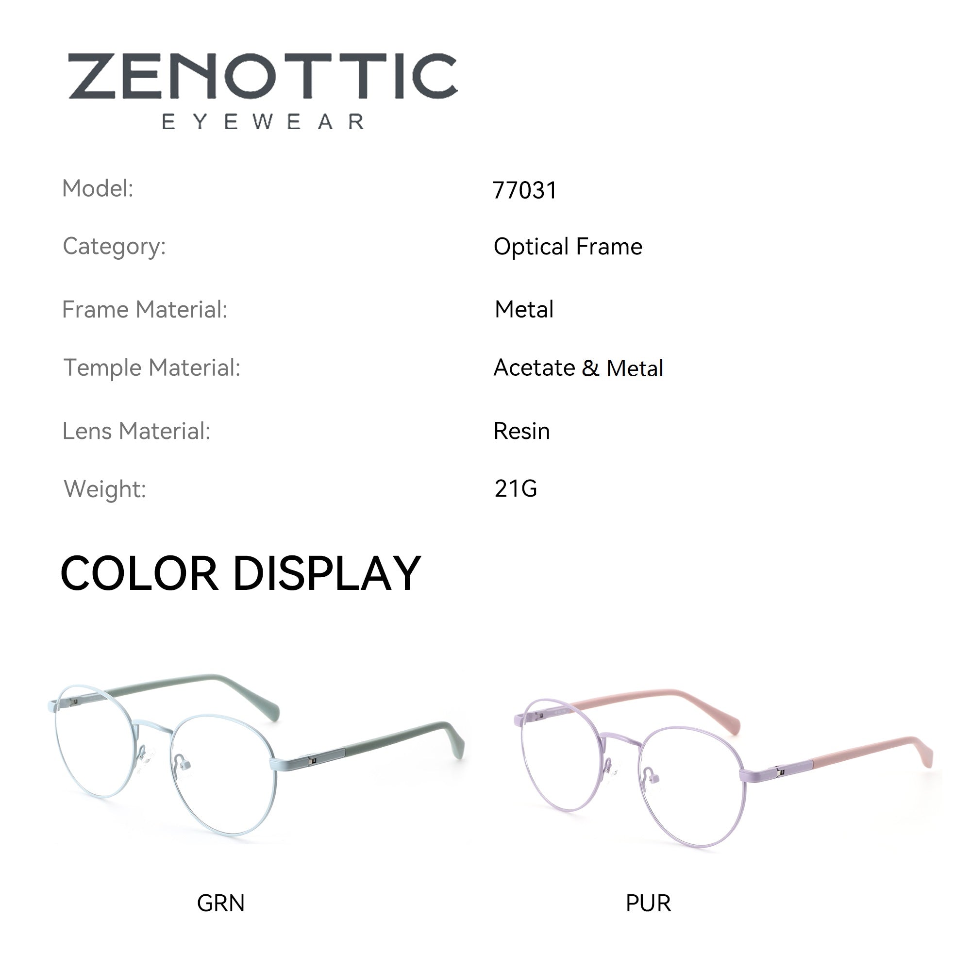 Zenottic Eyeglasses