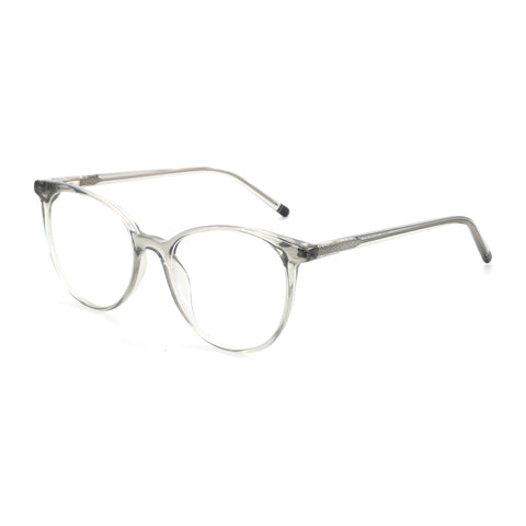 ZENOTTIC Mona eyeglasses with clear round plastic frame.