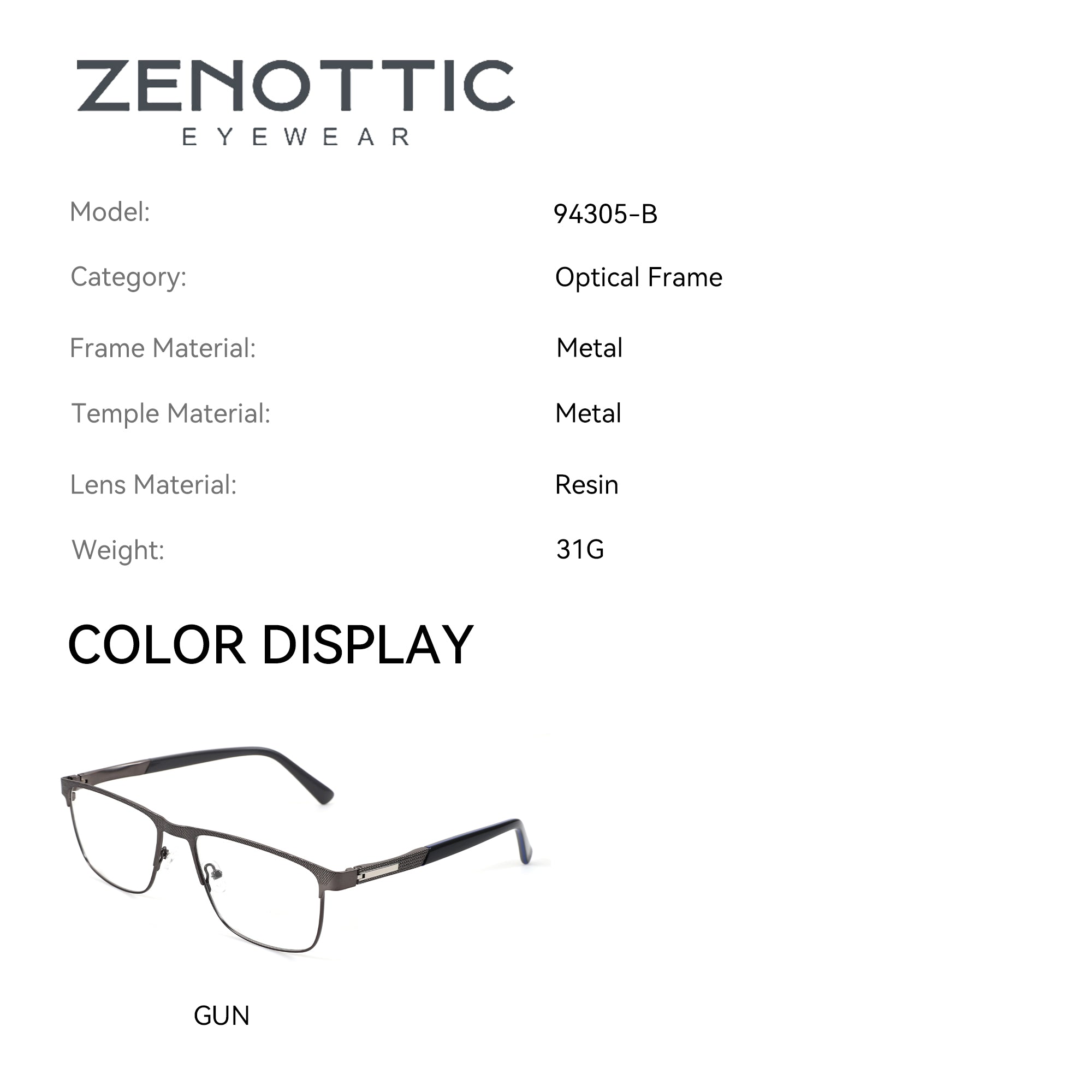 Zenottic Eyeglasses 