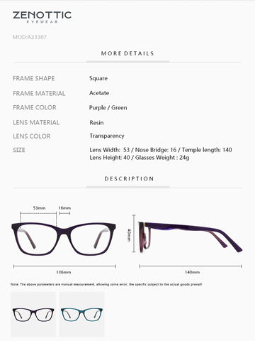 Zenottic Eyeglasses