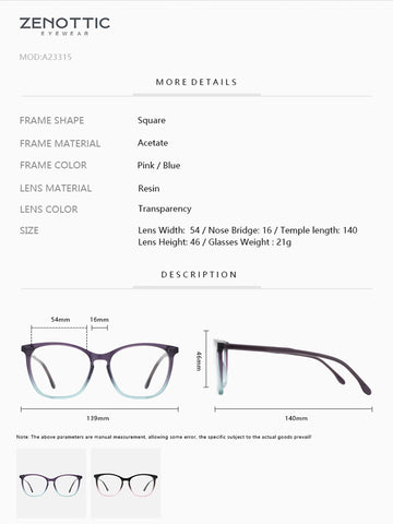 Zenottic Eyeglasses