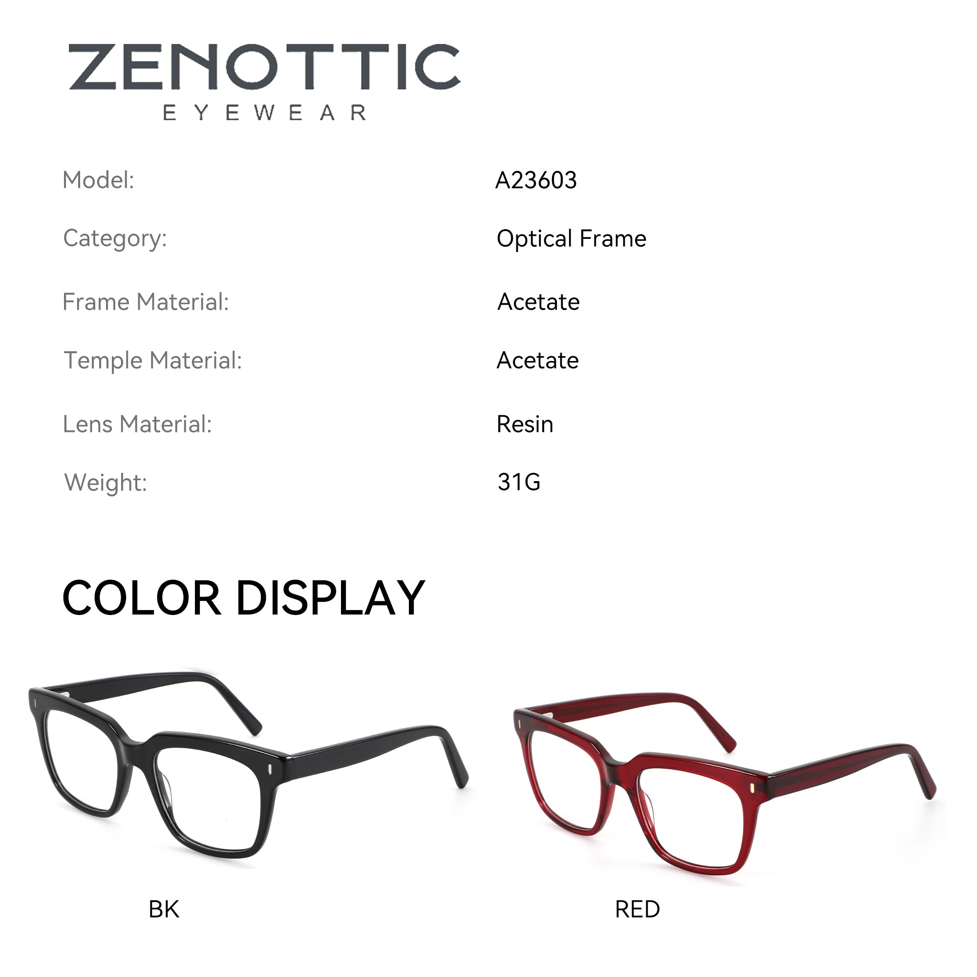 Zenottic Eyeglasses