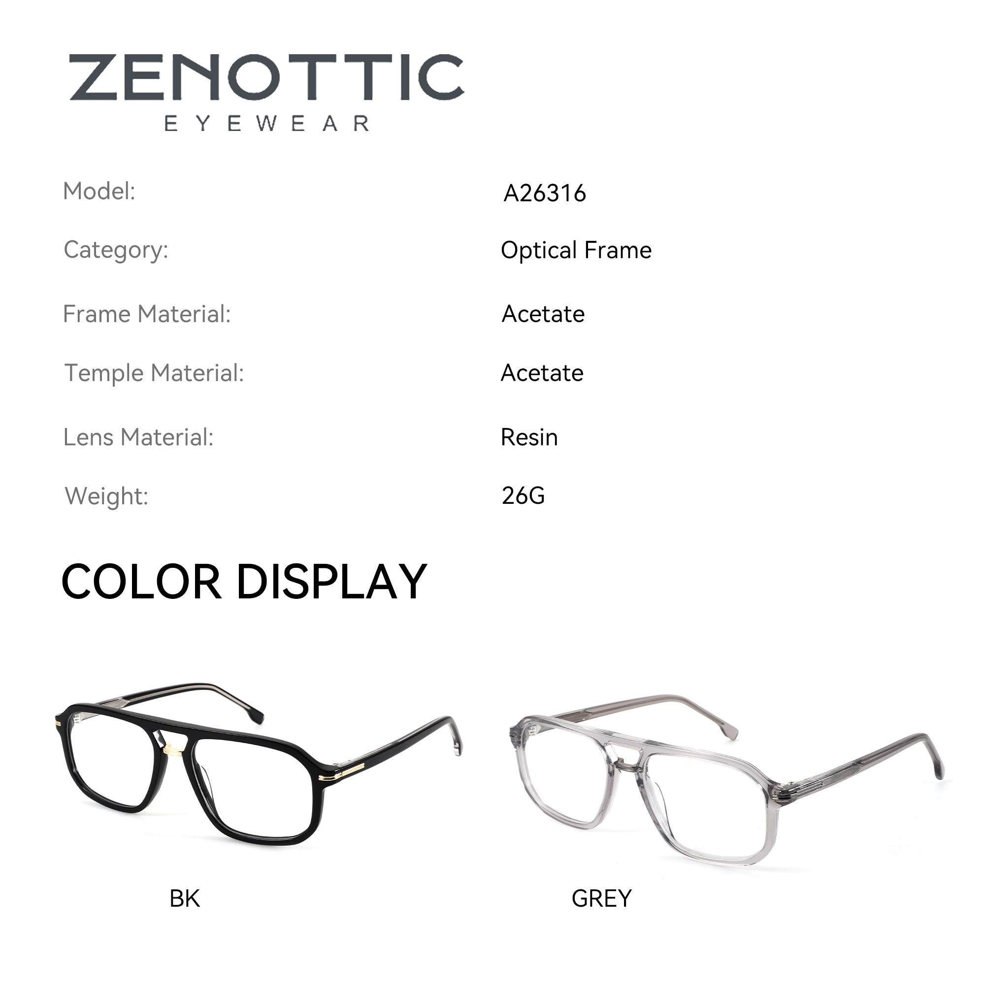 Zenottic Eyeglasses