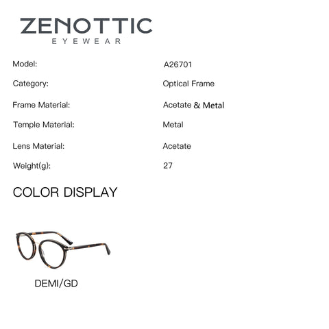 Zenottic Eyeglasses Zahra