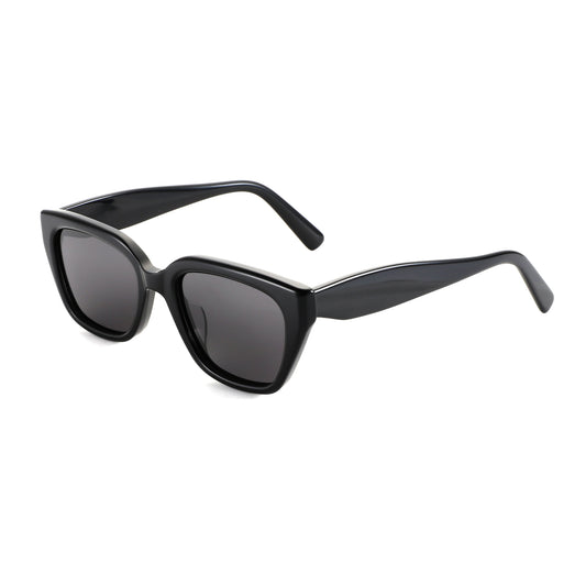 Black square Zenottic sunglasses with acetate frame and UV400 resin lenses