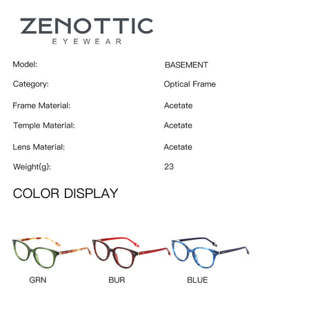 Zenottic Eyeglasses Ternura