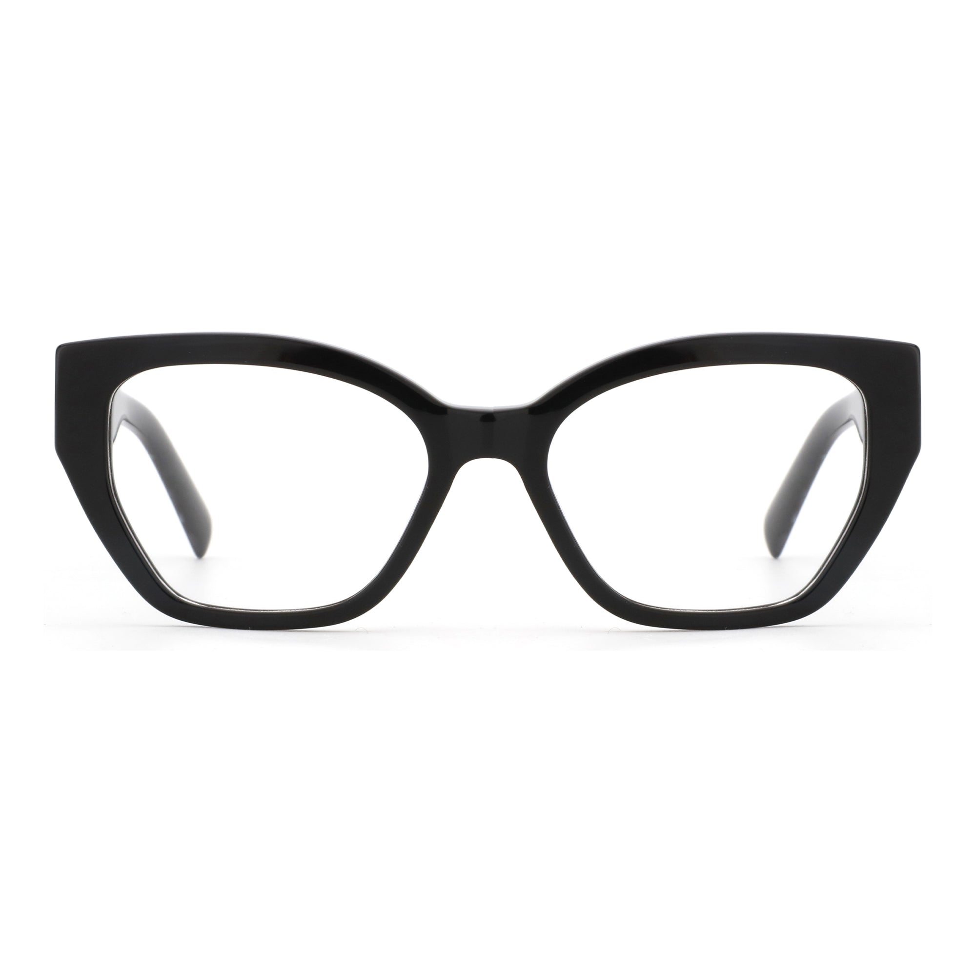Zenottic Wanda Cat-Eye Eyeglasses in Black Acetate