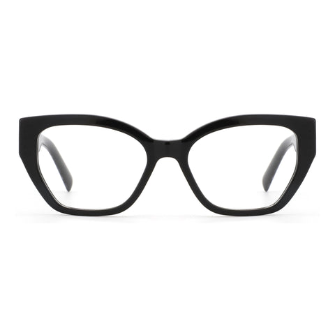 Zenottic Wanda Cat-Eye Eyeglasses in Black Acetate
