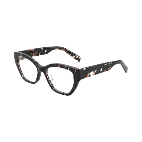 Zenottic Wanda eyeglasses with black and brown speckled acetate frame