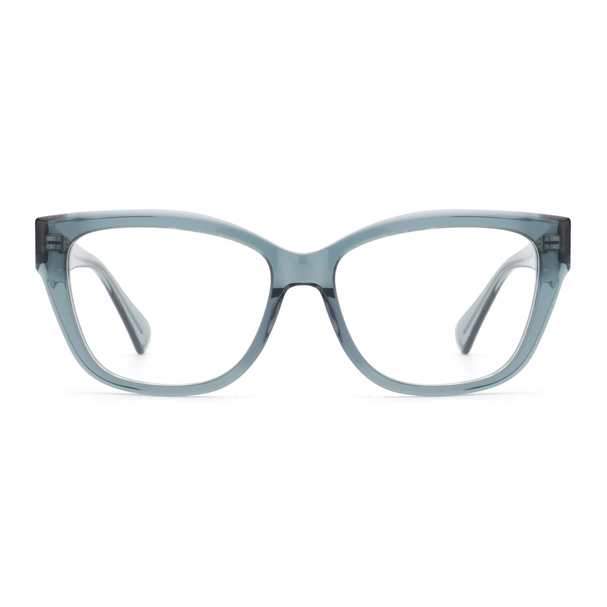 Zenottic Hiram eyeglasses in grey acetate frame with lens width 54, prescription eyewear
