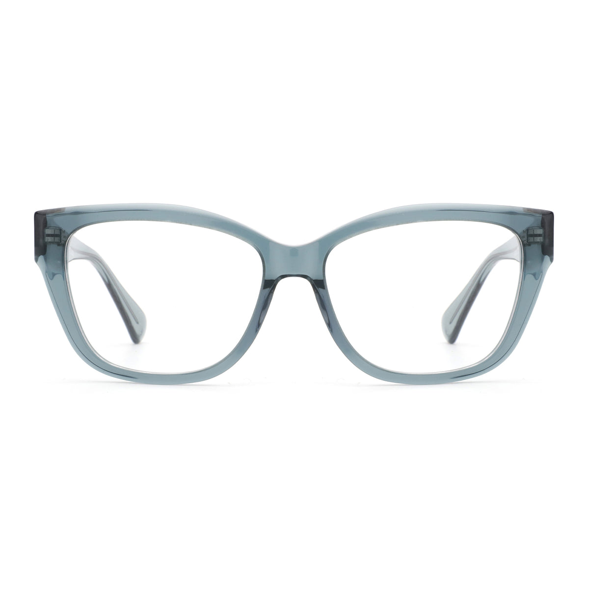 Zenottic Hiram eyeglasses in grey acetate frame with lens width 54, prescription eyewear