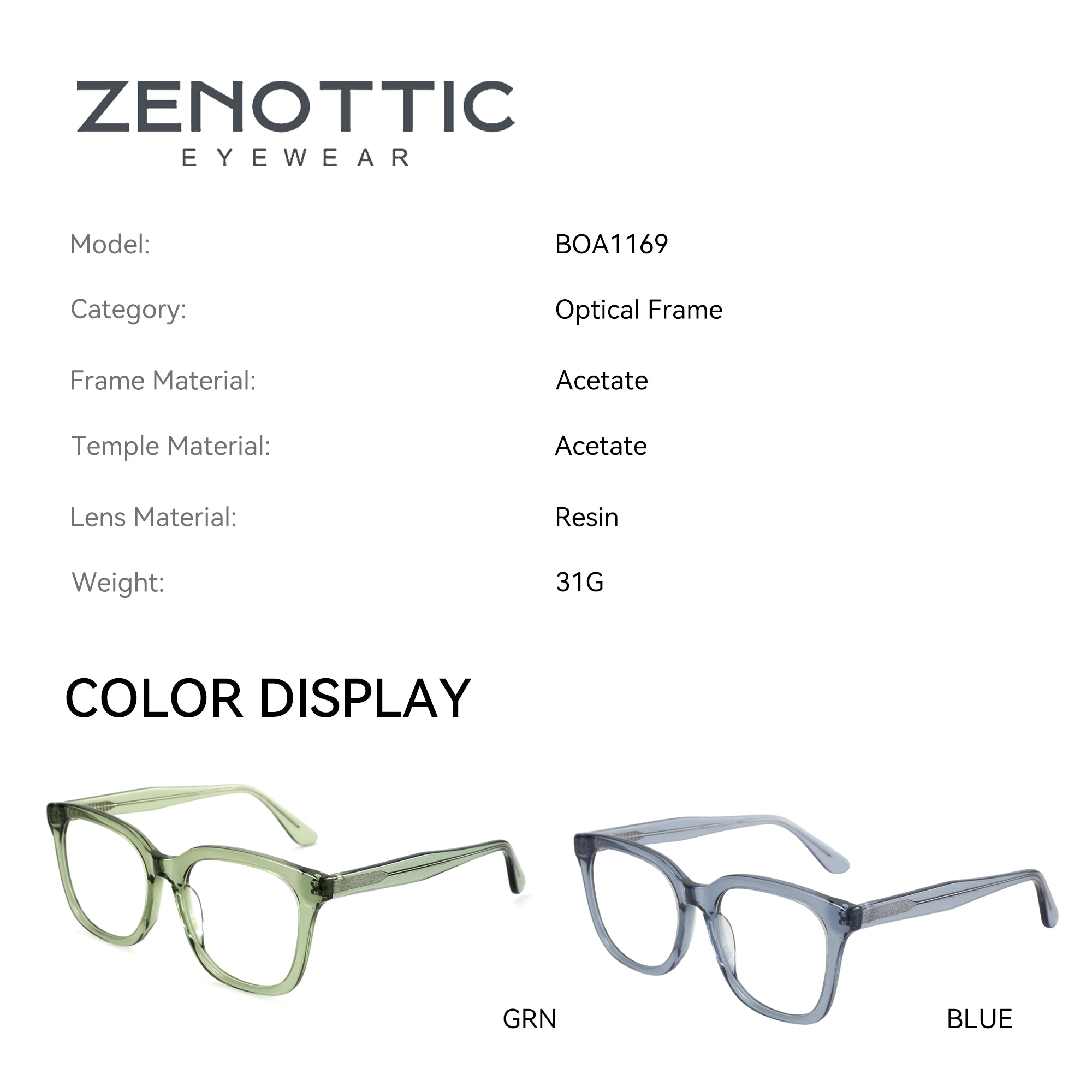 Zenottic Eyeglasses