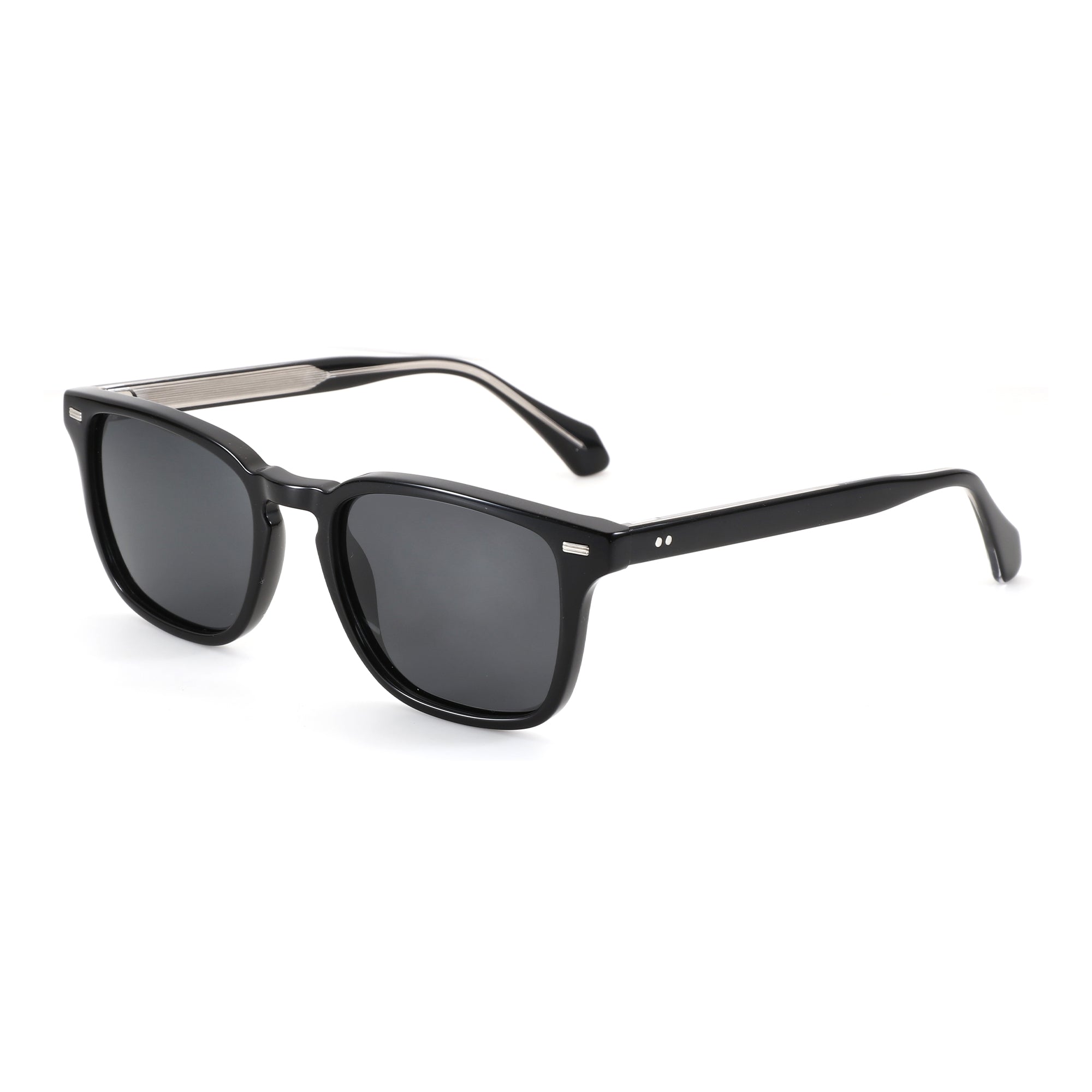 Retro Square Polarized Sunglasses | UV400 Acetate - zenottic 