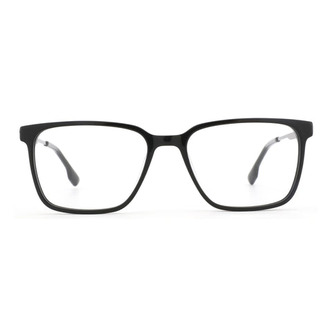 Zenottic Xanthe eyeglasses with black acetate frame detail.