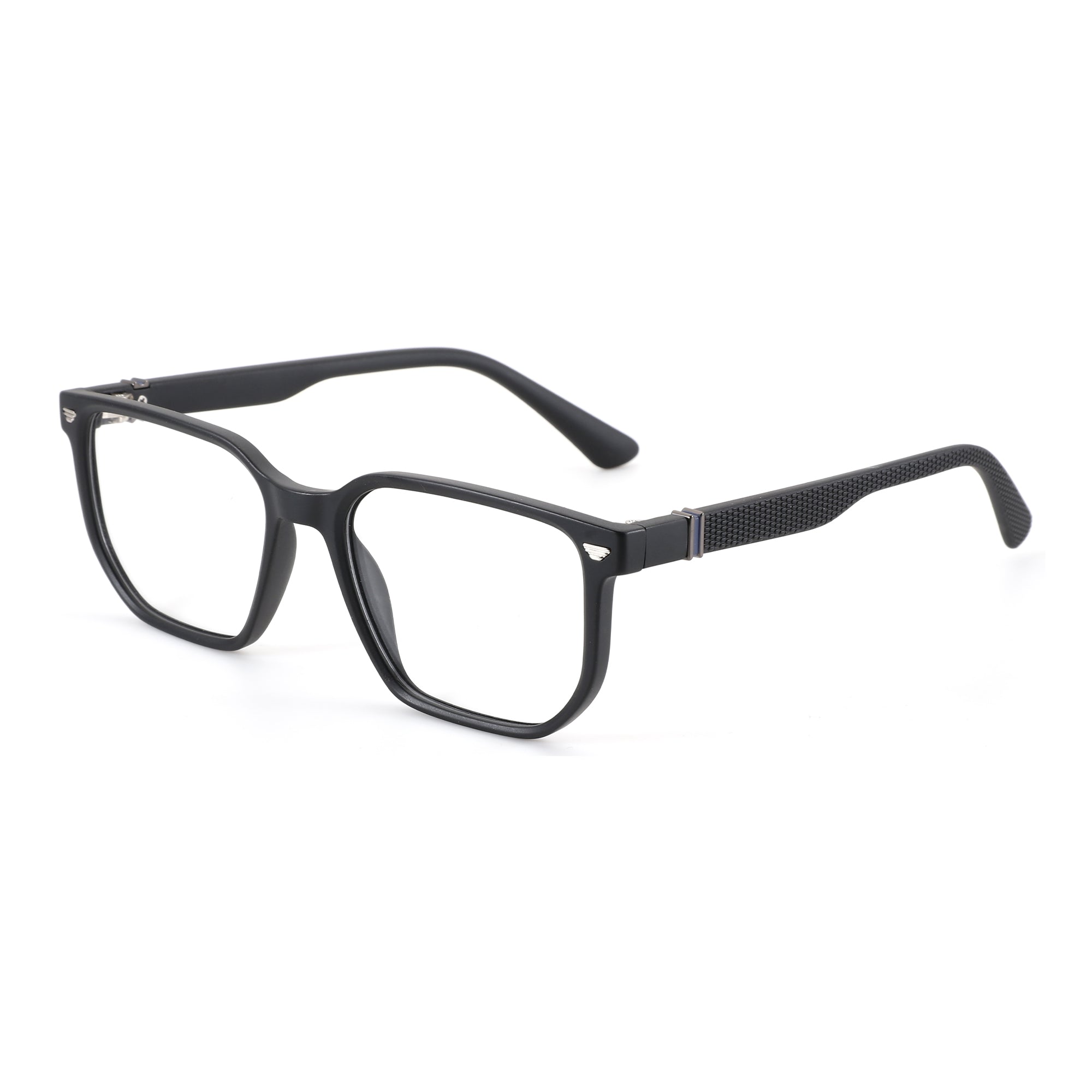 Zenottic Eyeglasses Garrett black plastic square men's glasses