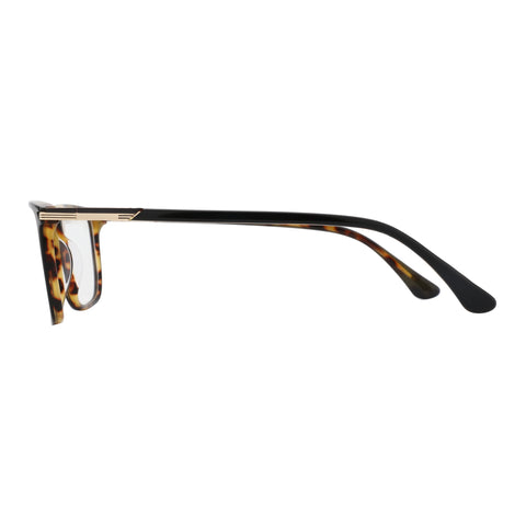 Zenottic Eyeglasses Floyd in tortoise shell and black acetate with gold accents